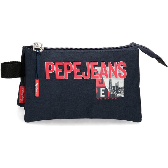 PEPE JEANS ESTUCHE ESCOLAR POLIÉSTER AZUL image 0