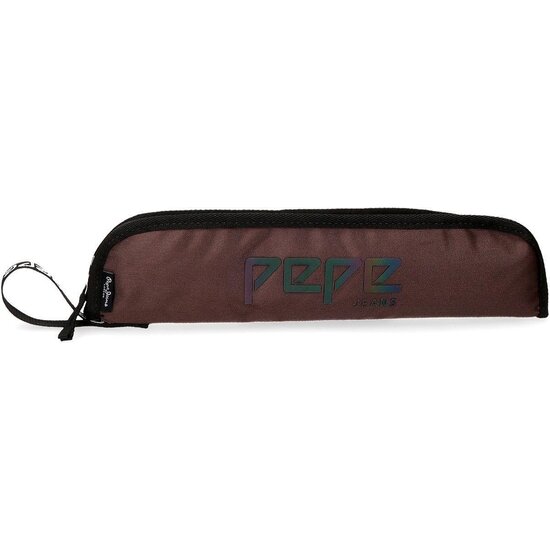 PEPE JEANS ESTUCHE ESCOLAR POLIÉSTER MARRÓN image 0