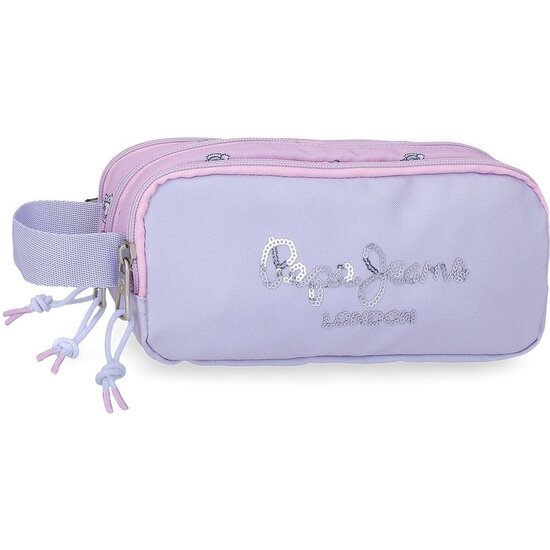 PEPE JEANS ESTUCHE ESCOLAR POLIÉSTER MORADO image 0