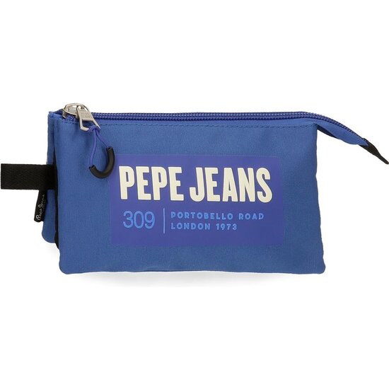 PEPE JEANS ESTUCHE ESCOLAR POLIÉSTER AZUL image 0