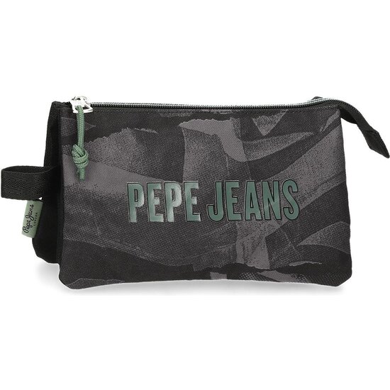PEPE JEANS ESTUCHE ESCOLAR POLIÉSTER NEGRO image 0