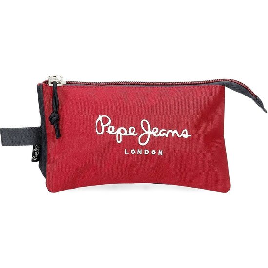 PEPE JEANS ESTUCHE ESCOLAR POLIÉSTER ROJO image 0