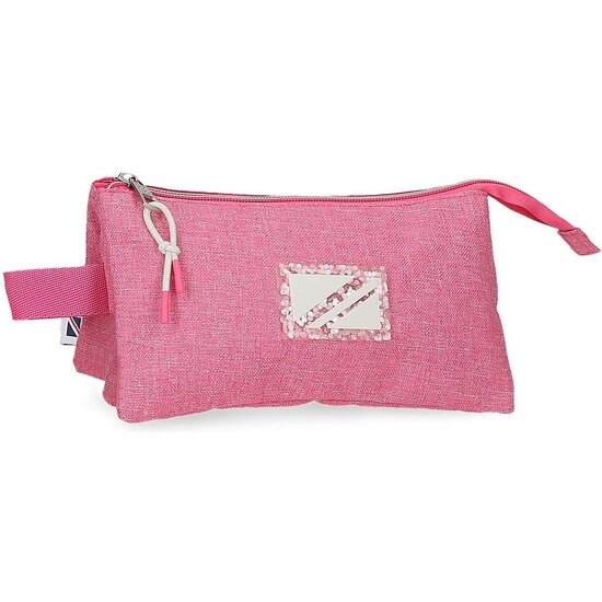 PEPE JEANS ESTUCHE ESCOLAR POLIÉSTER ROSA image 0
