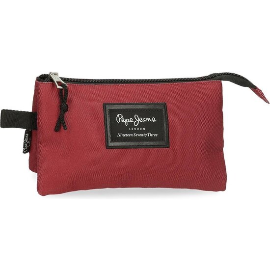 PEPE JEANS ESTUCHE ESCOLAR POLIÉSTER ROJO image 0