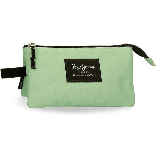 PEPE JEANS ESTUCHE ESCOLAR POLIÉSTER VERDE image 0