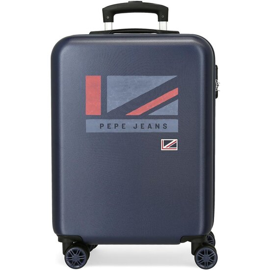 PEPE JEANS MALETA DE CABINA ABS RÍGIDA AZUL image 0