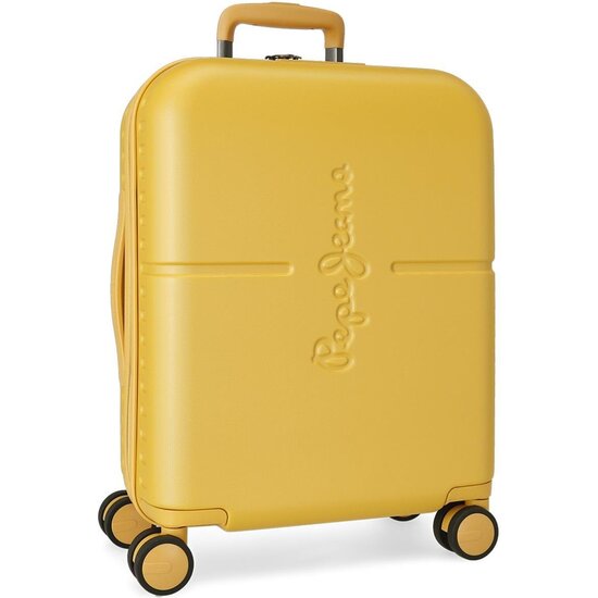 PEPE JEANS MALETA DE CABINA ABS RÍGIDA AMARILLO image 0