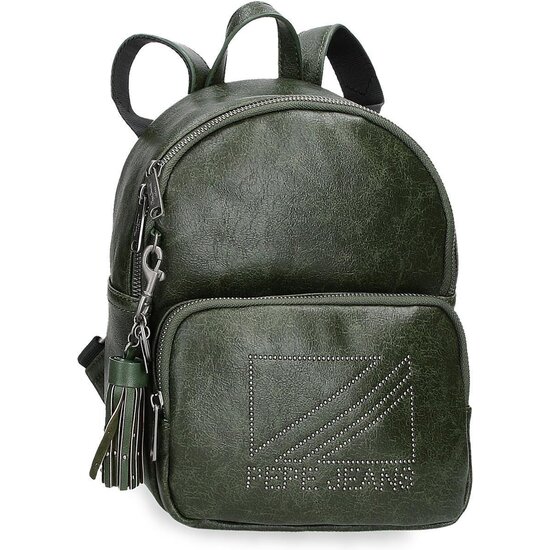 PEPE JEANS MOCHILA CASUAL PIEL SINTÉTICA DONNA VERDE image 0