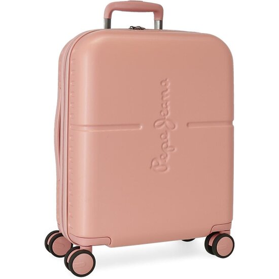 PEPE JEANS MALETA DE CABINA ABS RÍGIDA ROSA image 0