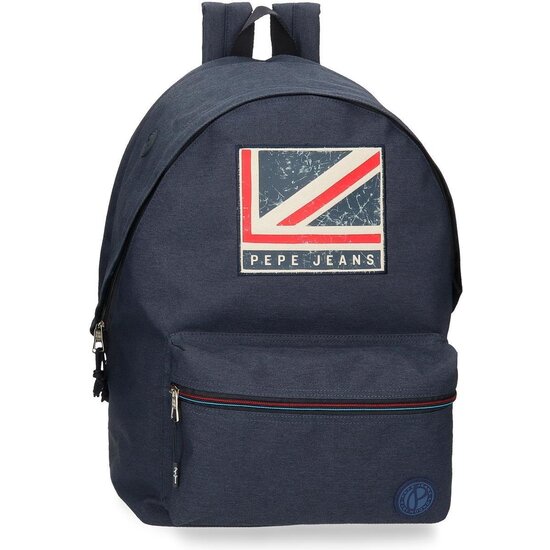 PEPE JEANS MOCHILA ESCOLAR POLIÉSTER AZUL image 0