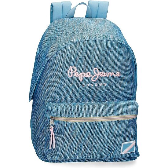 PEPE JEANS MOCHILA ESCOLAR POLIÉSTER AZUL image 0