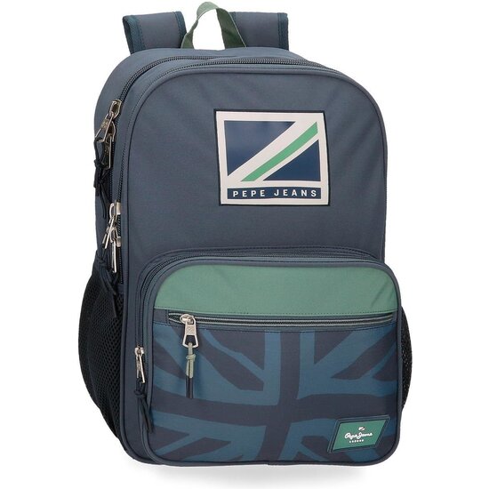 PEPE JEANS MOCHILA ESCOLAR POLIÉSTER AZUL image 0