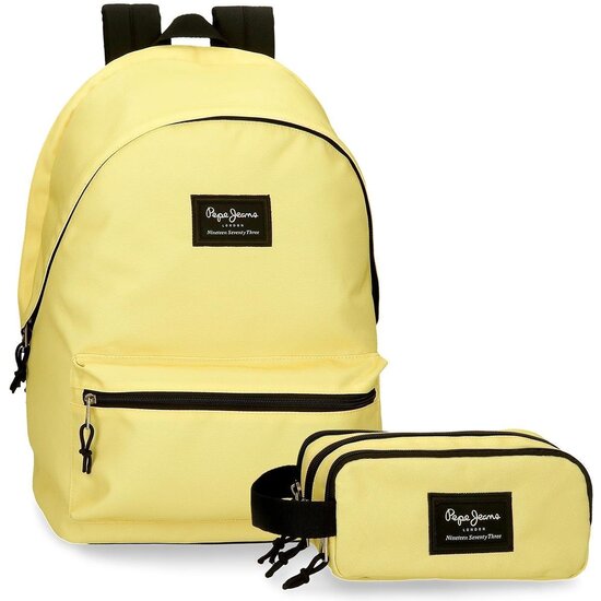 PEPE JEANS MOCHILA ESCOLAR POLIÉSTER AMARILLO image 0