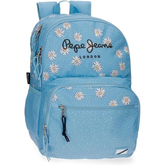 PEPE JEANS MOCHILA ESCOLAR POLIÉSTER AZUL image 0