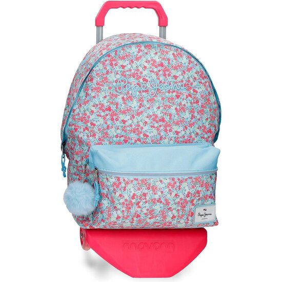 PEPE JEANS MOCHILA ESCOLAR CON CARRO POLIÉSTER MULTICOLOR image 0