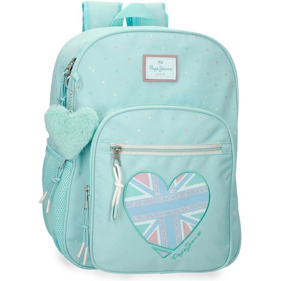 PEPE JEANS MOCHILA ESCOLAR POLIÉSTER AZUL image 0