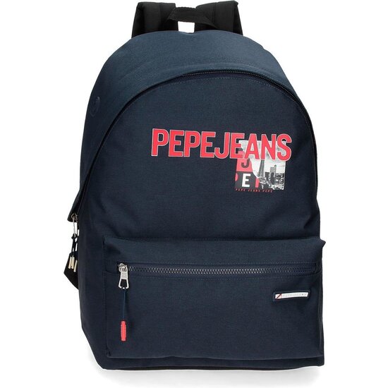 PEPE JEANS MOCHILA ESCOLAR POLIÉSTER AZUL image 0
