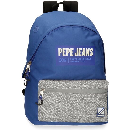 PEPE JEANS MOCHILA ESCOLAR POLIÉSTER AZUL image 0