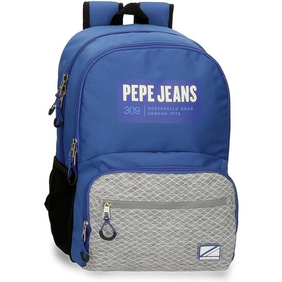 PEPE JEANS MOCHILA ESCOLAR POLIÉSTER AZUL image 0
