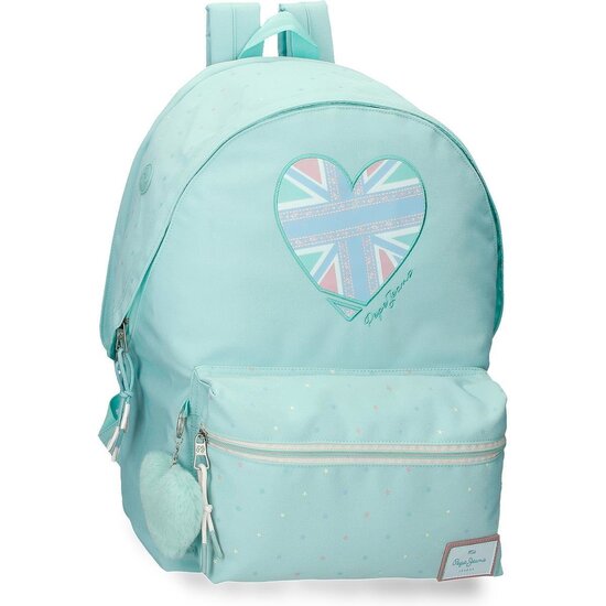 PEPE JEANS MOCHILA ESCOLAR POLIÉSTER AZUL image 0