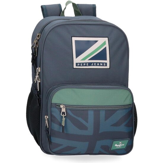PEPE JEANS MOCHILA ESCOLAR POLIÉSTER AZUL image 0