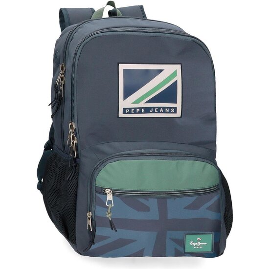 PEPE JEANS MOCHILA ESCOLAR POLIÉSTER AZUL image 0