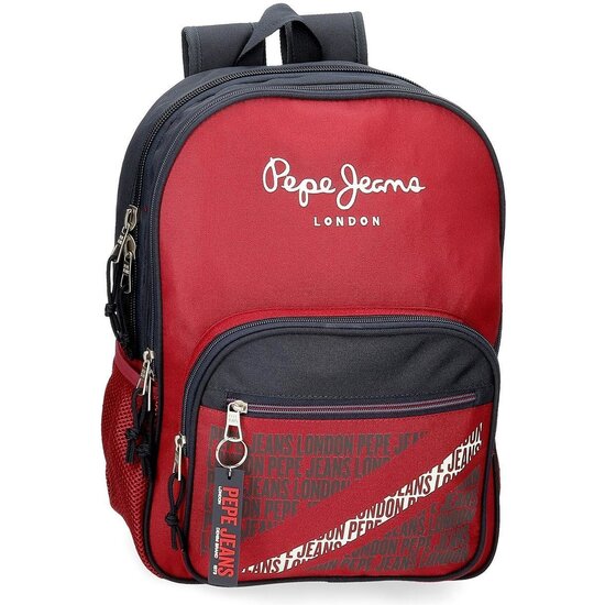 PEPE JEANS MOCHILA ESCOLAR POLIÉSTER ROJO image 0