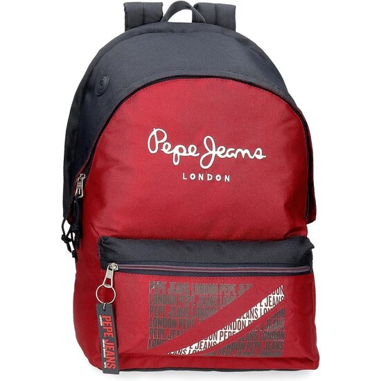 PEPE JEANS MOCHILA ESCOLAR POLIÉSTER ROJO image 0