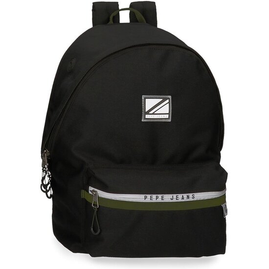 PEPE JEANS MOCHILA ESCOLAR POLIÉSTER NEGRO image 0