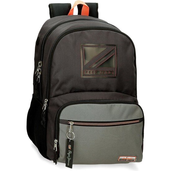 PEPE JEANS MOCHILA ESCOLAR POLIÉSTER NEGRO image 0