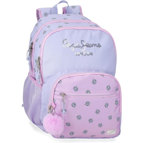 PEPE JEANS MOCHILA ESCOLAR POLIÉSTER MORADO image 0