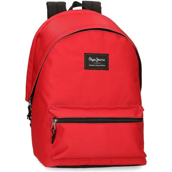 PEPE JEANS MOCHILA ESCOLAR POLIÉSTER ROJO image 0
