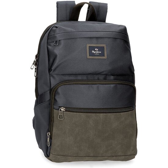 PEPE JEANS MOCHILA PARA PORTÁTIL POLIÉSTER CON DETALLES EN PIEL SINTÉTICA HARRY image 0