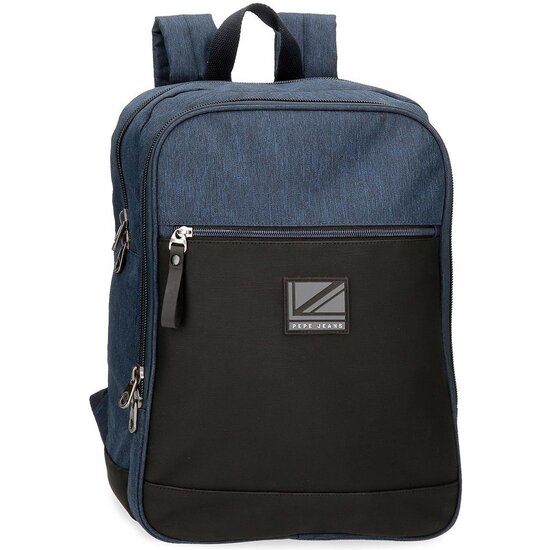 PEPE JEANS MOCHILA PARA PORTÁTIL POLIÉSTER CON DETALLES EN PIEL SINTÉTICA FENIX image 0
