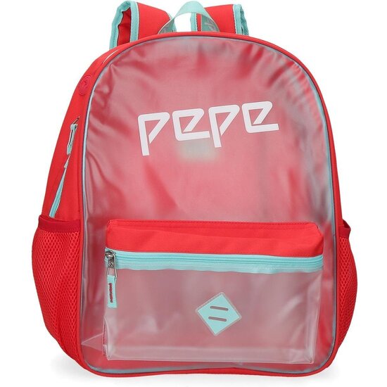 PEPE JEANS MOCHILA ESCOLAR POLIÉSTER Y PVC MULTICOLOR image 0