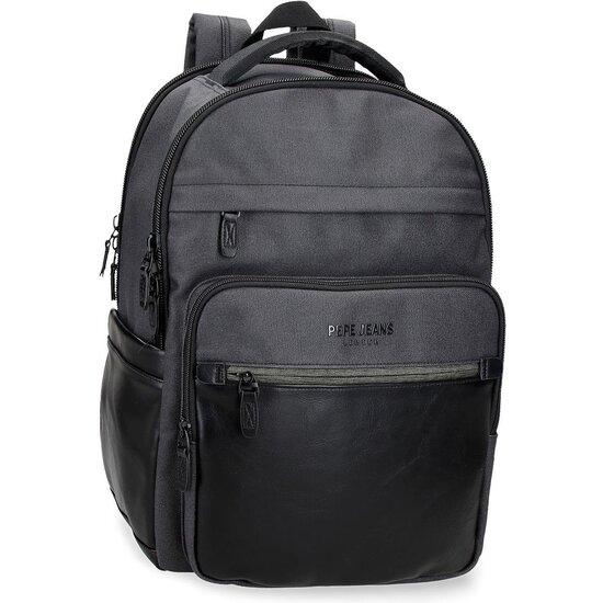 PEPE JEANS MOCHILA PARA PORTÁTIL POLIÉSTER GRAYS NEGRO image 0