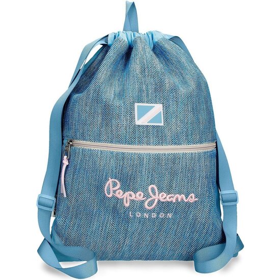 PEPE JEANS MOCHILA SACO Y PORTA ALIMENTOS POLIÉSTER AZUL image 0