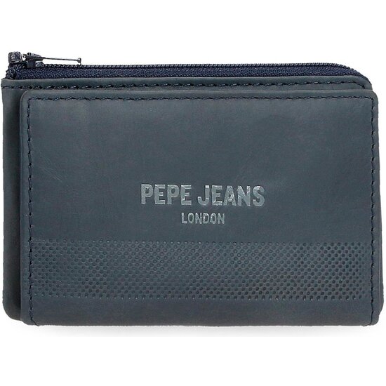 PEPE JEANS MONEDERO PIEL DEEP AZUL image 0