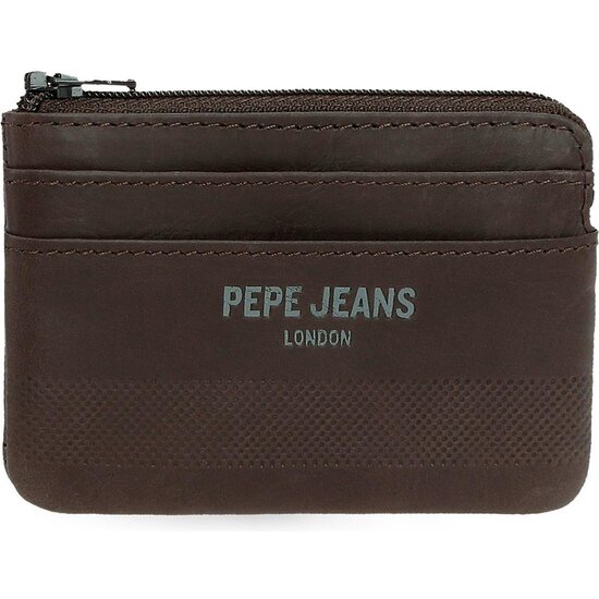 PEPE JEANS MONEDERO PIEL DEEP MARRÓN image 0