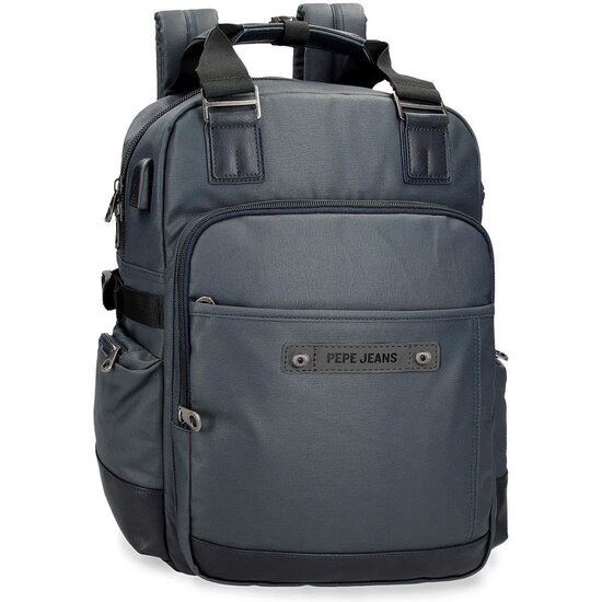 PEPE JEANS MOCHILAS PORTAORDENADOR POLIÉSTER HATFIELD AZUL image 0