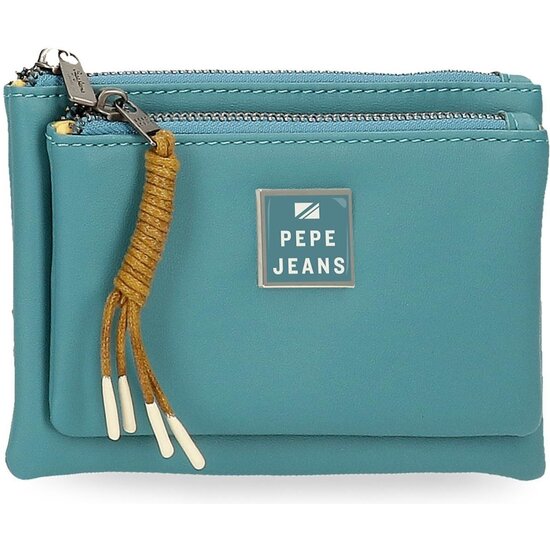 PEPE JEANS MONEDERO PIEL SINTÉTICA BEA AZUL image 0