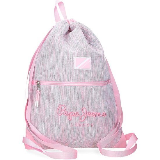 PEPE JEANS MOCHILA SACO Y PORTA ALIMENTOS POLIÉSTER ROSA image 0