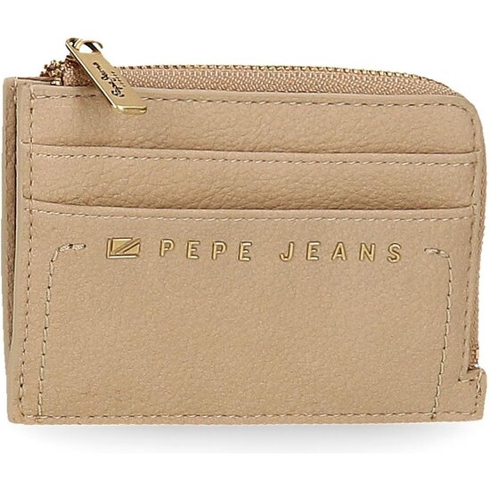 PEPE JEANS MONEDERO PIEL SINTÉTICA DIANE BEIGE image 0