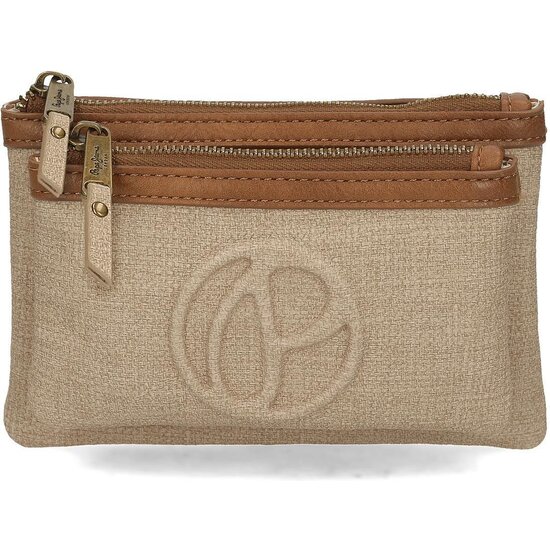 PEPE JEANS MONEDERO PIEL SINTÉTICA DINA BEIGE image 0