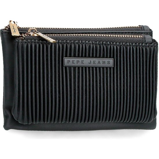 PEPE JEANS MONEDERO PIEL SINTÉTICA AURORA NEGRO image 0