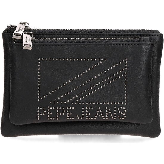 PEPE JEANS MONEDERO PIEL SINTÉTICA DONNA NEGRO image 0