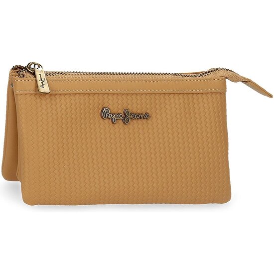 PEPE JEANS MONEDERO PIEL SINTÉTICA LENA MARRÓN image 0