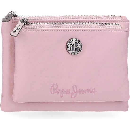 PEPE JEANS MONEDERO POLIÉSTER Y PU CORIN ROSA image 0