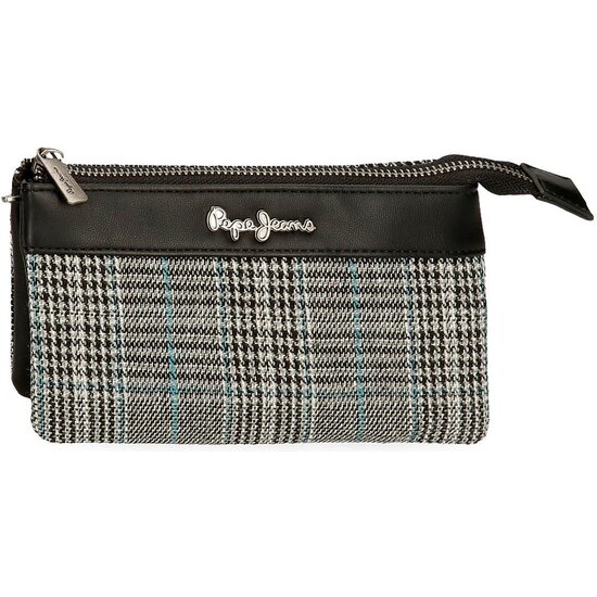 PEPE JEANS MONEDERO POLIÉSTER CON DETALLES EN PIEL SINTÉTICA KENDRA NEGRO image 0