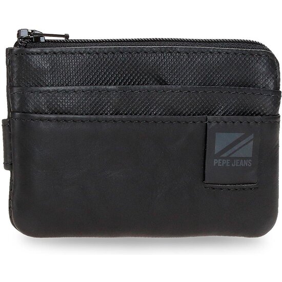 PEPE JEANS MONEDERO PIEL TOPPER NEGRO image 0